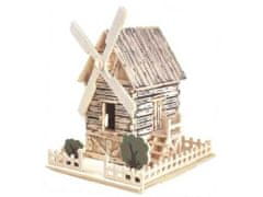 Woodcraft Woodcraft Dřevěné 3D puzzle větrný mlýn