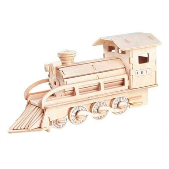 Woodcraft Woodcraft Dřevěné 3D puzzle lokomotiva