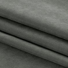 HOMEDE Závěs MILANA klasická transparentní dračí páska 7,5 cm s třásněmi 3 cm šedý, velikost 140x175