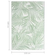 Vidaxl Venkovní koberec zelený 120 x 180 cm PP