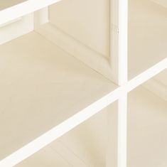 Vidaxl Plastová skříňka 79 x 43 x 125 cm design dřeva angorská bílá