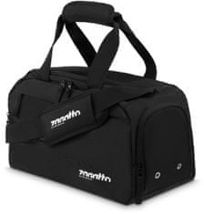ZAGATTO Sportovní taška dámská / pánská tréninková taška objem 16 litrů, černá sportovní taška s oddělenou kapsou na boty nebo ručník, nastavitelný ramenní popruh, 20x40x20 / ZG782