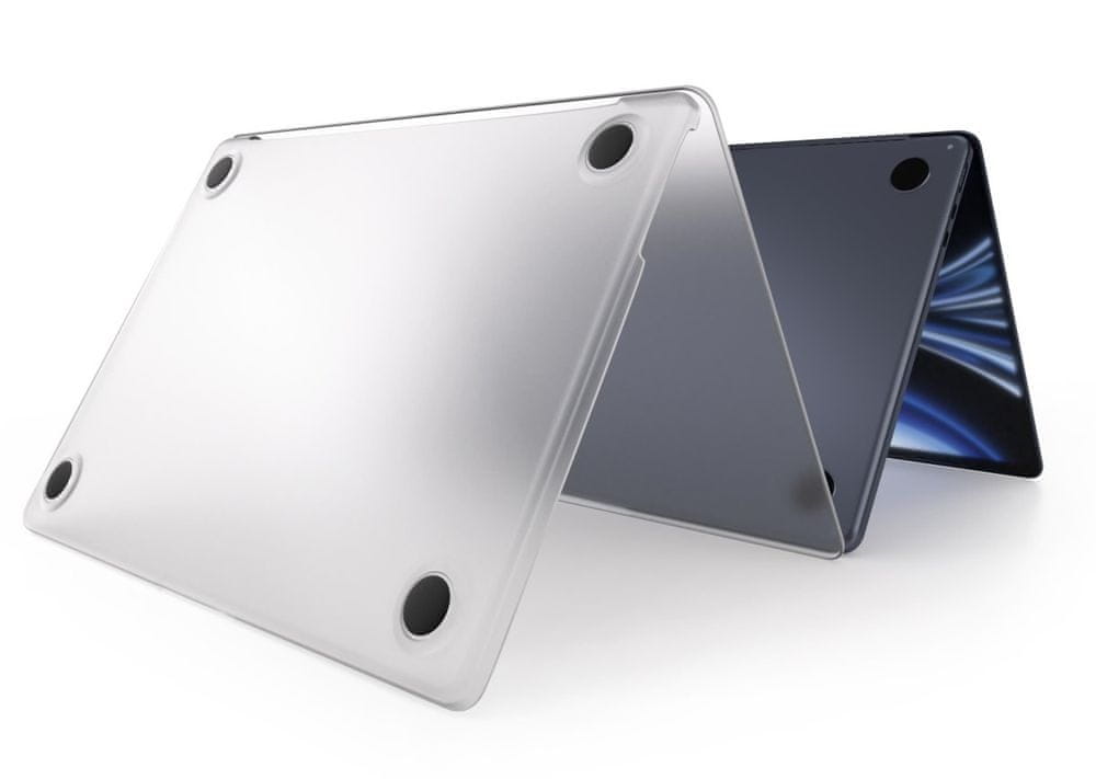 Levně Next One Hardshell | MacBook Air 13 inch M2 Retina Display Safeguard Fog - Transparent, AB1-MBA13M2-SFG-FOG