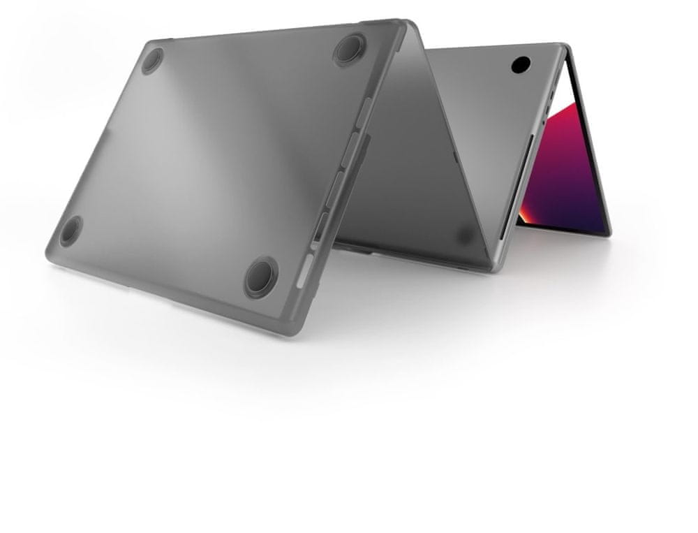 Levně Next One Hardshell | MacBook Pro 14 inch Retina Display 2021 Safeguard Smoke - Black, AB1-MBP14-M1-SFG-SMK