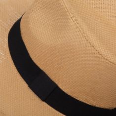Aleszale Pánský a dámský letní slaměný klobouk Havana Panama 58 - hnědá