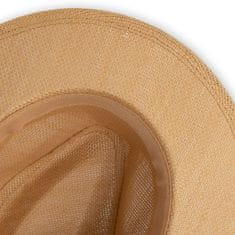 Aleszale Pánský a dámský letní slaměný klobouk Havana Panama 58 - hnědá