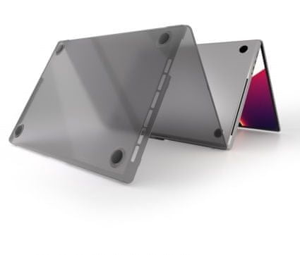 Levně Next One Hardshell | MacBook Pro 16 inch Retina Display 2021 Safeguard Smoke - Black, AB1-MBP16-M1-SFG-SMK - rozbaleno