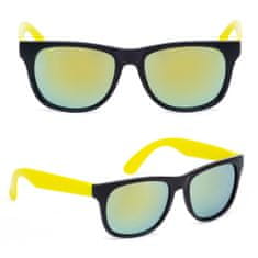 Aleszale Zrcadlové sluneční brýle pro děti - žlutočerná