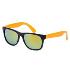 Aleszale Zrcadlové sluneční brýle pro děti - oranžová/černá