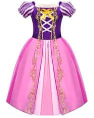 EXCELLENT Pohádkové šaty s výšivkou růžovo-fialové vel. 104 - Princezna Locika