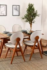 ASIR GROUP ASIR Sada jídelních židlí TOUCH V2 ořech krémová