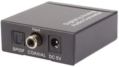  Priročen pretvornik zvočnega signala DAC mozos DAC01 odlična kakovost zvoka optični vhod koaksialni vhod izhod za slušalke RCA stereo