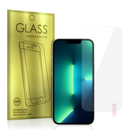 GoldGlass Tvrzené sklo Gold pro IPHONE 13 - 13 PRO
