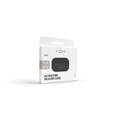 FIXED Ultratenké silikonové pouzdro Silky pro Apple AirPods Pro 2/Pro 2 (USB-C), černé