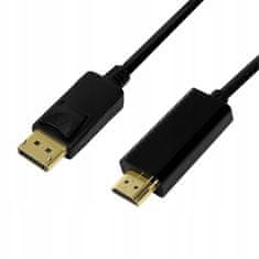 LogiLink Kabel CV0127 HDMI - DisplayPort 2m