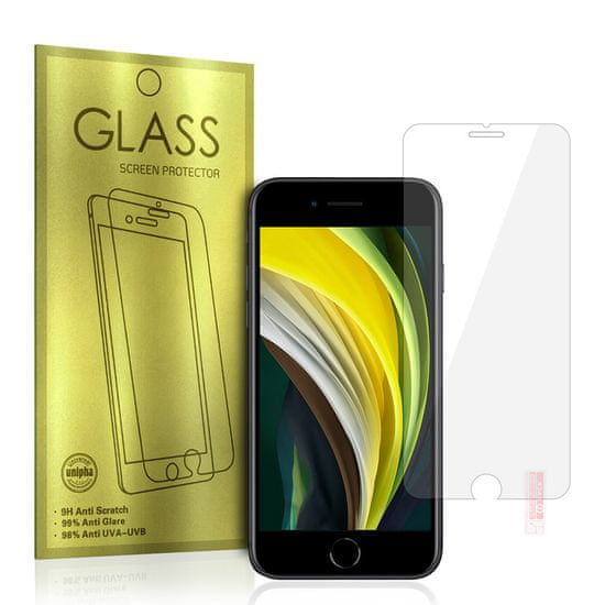 GoldGlass Tvrzené sklo Gold pro IPHONE 7 - 8