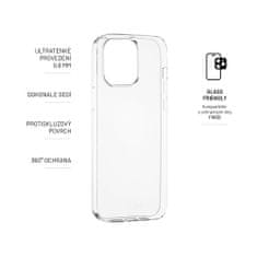 FIXED Ultratenké TPU gelové pouzdro FIXED Skin pro Apple iPhone 14 Pro Max, 0,6 mm, čiré