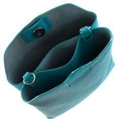 VIF Bags Malá kožená kabelka VIF Modern Modrá