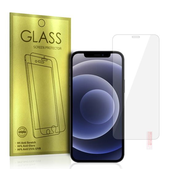 GoldGlass Tvrzené sklo Gold pro IPHONE 12 - 12 PRO