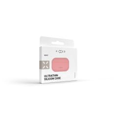 FIXED Ultratenké silikonové pouzdro Silky pro Apple AirPods Pro 2/Pro 2 (USB-C), růžové