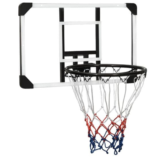 Vidaxl Basketbalový koš s průhlednou deskou polykarbonát