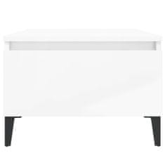 Vidaxl Odkládací stolek bílý vysoký lesk 50x46x35 cm kompozitní dřevo