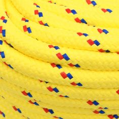 Vidaxl Lodní lano žluté 18 mm 100 m polypropylen