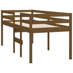 Vidaxl Patrová postel medově hnědá 80 x 200 cm masivní borové dřevo
