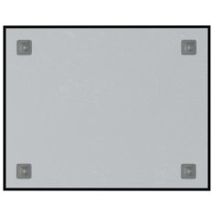 Vidaxl Nástěnná magnetická tabule černá 50 x 40 cm tvrzené sklo