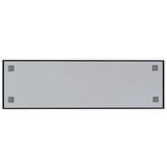 Vidaxl Nástěnná magnetická tabule černá 100 x 30 cm tvrzené sklo