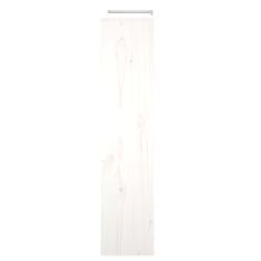 Vidaxl Kryt na radiátor bílý 210x21x85 cm masivní borové dřevo