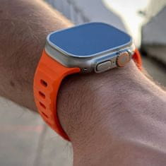 Tech-protect Iconband Line řemínek na Apple Watch 42/44/45/49mm, orange