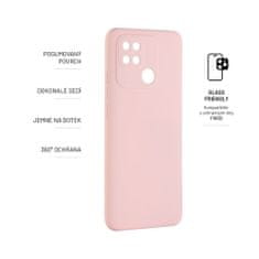 FIXED Zadní pogumovaný kryt Story pro Xiaomi Redmi 10C, růžový