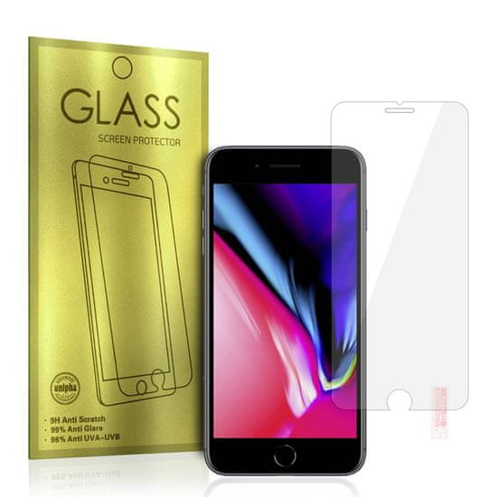 GoldGlass Tvrzené sklo Gold pro IPHONE 7 PLUS - 8 PLUS