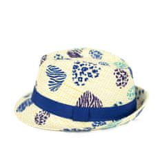 Art of Polo Dívčí klobouk Achena ecru-modrá Univerzální