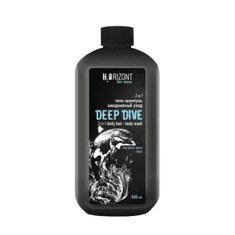 H2ORIZONT Šampon + Sprchový gel na každodenní péči 2 v 1 "DEEP DIVE" 500ml