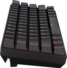 4DAVE Endorfy herní klávesnice Thock Compact BLK RGB /USB/ black sw. / bezdrátová / mechanická / US layout / mini /černá RGB