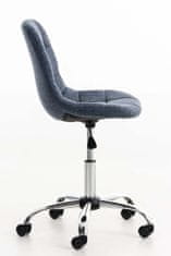 Sortland Kancelářská židle Emil - látkový potah | modrá
