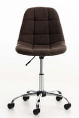 Sortland Kancelářská židle Emil - látkový potah | hnědá