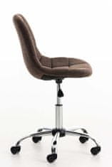 Sortland Kancelářská židle Emil - látkový potah | hnědá