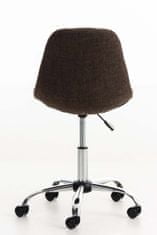 BHM Germany Kancelářská židle Emil, textil, hnědá