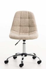 Sortland Kancelářská židle Emil - látkový potah | krémová