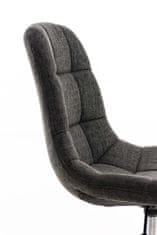 Sortland Kancelářská židle Emil - látkový potah | tmavě šedá