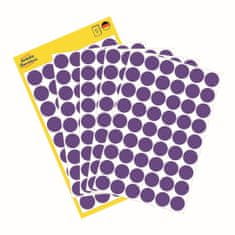 Avery Zweckform Kulaté značkovací etikety 3115 | Ø 12 mm, 270 ks, fialová