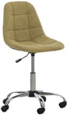 Sortland Kancelářská židle Emil - látkový potah | zelená