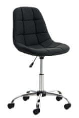 Sortland Kancelářská židle Emil - látkový potah | černá