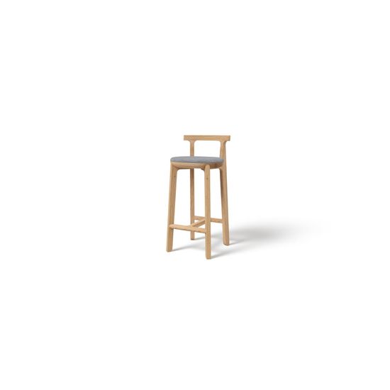 Javorina JURO | Barová židle s čalouněním, JHB65S-W-B26