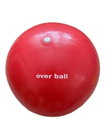 Unison Overball 26 cm, aerobní míč v krabičce červený