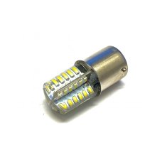 AUTOLAMP žárovka LED 12V 21W BA15s čirá silikonová baňka 44xLED 4014