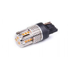 AUTOLAMP žárovka LED 12V 21W W3x16d oranžová (7440 WY21W)